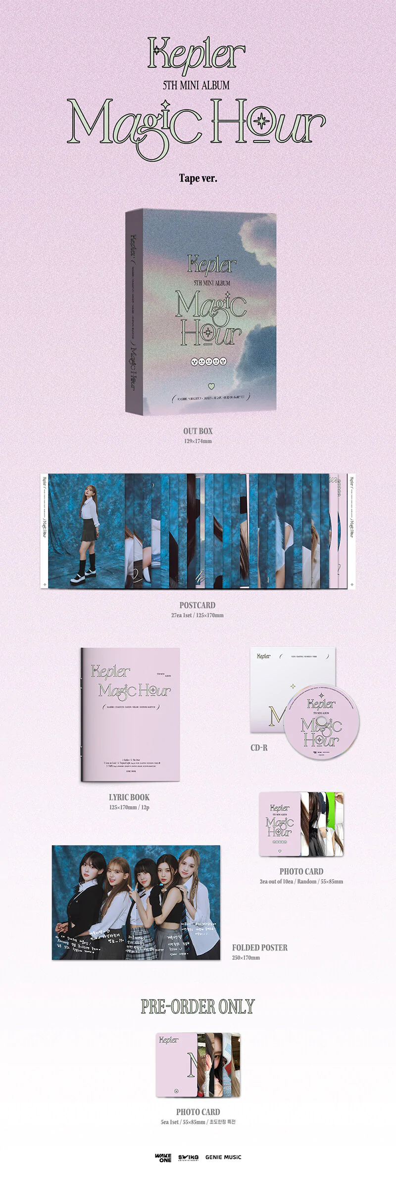 Kep1er - Magic Hour (Unit version) (5th Mini Album) - CATCHOPCD